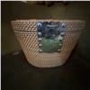 Image 9 : Vintage Chinese Porcelain Teapot Set in Woven Basket Case