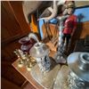 Image 3 : Pair Brutalist Style Metal and Stone Candlesticks