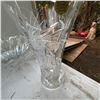 Image 5 : Czech Republic 24% Lead Crystal Vase & Two Goblets