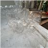 Image 7 : Czech Republic 24% Lead Crystal Vase & Two Goblets
