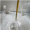 Image 4 : Large Pressed Glass Punch Bowl with Floral Pattern