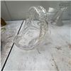 Image 1 : Cut Glass Crystal Basket Bowl, 9 Inches