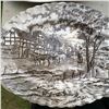 Image 1 : Johnson Bros Coaching Scenes Oval Serving Platter 16"