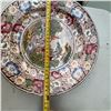Image 2 : Antique English Transferware Plate, 10.5" Landscape Scene