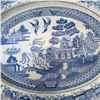 Image 2 : Large Blue Willow Pattern Oval Platter, 16 Inch