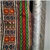 Image 8 : African Carved Wood Sculpture Duo and 'Véritable Java Hollandais' Textile