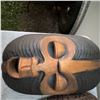 Image 1 : 2 Decorative Wooden Tribal Masks, 16–18 Inches