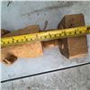 Image 10 : Wood Sleigh Model and Hand-Carved Folk Figure Pair