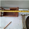 Image 3 : Wood Sleigh Model and Hand-Carved Folk Figure Pair