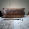 Image 10 : Wooden Trough With Iron Supports and Meat Hook