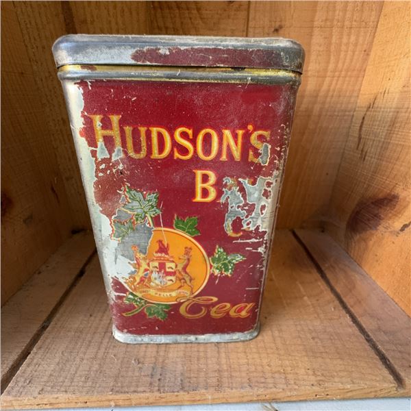 Vintage Hudson's Bay Company Tea Tin HBC Number 1