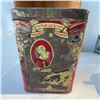 Image 6 : Antique Canadian Maple Leaf Tin with Historical Figures