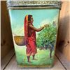 Image 4 : Vintage Ram Lal's Pure Tea Tin 3 lb Advertising Container