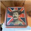 Image 2 : Antique Boer War British Generals Tin, Union Jack Graphics