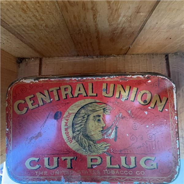 Central Union Cut Plug Tobacco Tin, Richmond VA