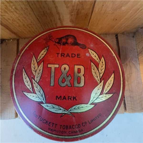 Vintage Tuckett Tobacco Co. Myrtle Cut T&B Tin