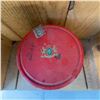Image 1 : Vintage Sweet Caporal Cigarette Tobacco Tin with Red Lid