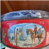 Image 5 : Vintage Peek Frean RCMP Biscuit Tin—Canada, 1950s