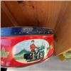 Image 9 : Vintage Peek Frean RCMP Biscuit Tin—Canada, 1950s