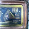 Image 5 : Egyptian-Themed Collectibles: Porcelain Display Plate & Metal Tray