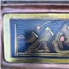 Image 6 : Egyptian-Themed Collectibles: Porcelain Display Plate & Metal Tray
