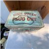 Image 1 : Vintage Dixie Queen Plug Cut Tobacco Tin with Handle