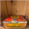 Image 2 : World's Navy Plug Smoking Tobacco Tin 3lbs Vintage