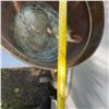 Image 6 : Large Brass Planter or Jardinière with Lion Head Handles, 15" Diameter