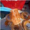 Image 3 : Fire-King Peach Lustre Glassware Set, Mugs and Bowls