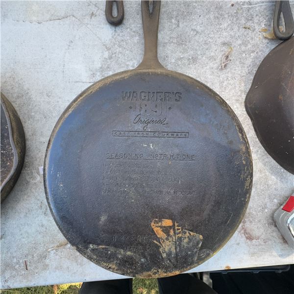 Wagner's 1891 Original Cast Iron Skillet, 11-Inch