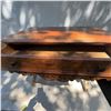 Image 2 : Antique Carved Wooden Side Table with Single Drawer