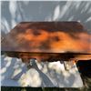 Image 4 : Antique Carved Wooden Side Table with Single Drawer