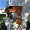 Image 6 : Antique Carved Wooden Side Table with Single Drawer