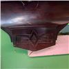 Image 3 : Antique Wooden Wall Clock with Pendulum and Key (28" x 15")