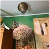Image 1 : Vintage Moroccan Style Brass Hanging Lamp