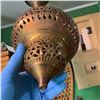 Image 4 : Vintage Moroccan Style Brass Hanging Lamp