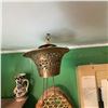 Image 5 : Vintage Moroccan Style Brass Hanging Lamp