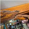 Image 5 : Hand-Carved Wooden Fish Relief on Bark Slab