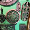 Image 2 : Vintage Cast Iron Kitchen Utensil and Trivet Lot