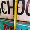 Image 2 : Vintage "Slow School" Metal Street Sign 24" x 18"