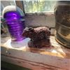 Image 3 : Brass Mortar and Pestle with Collectible Glass Items Lot