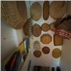 Image 1 : 15 Vintage Handwoven Baskets Assorted Sizes and Shapes