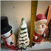 Image 3 : Vintage Christmas Gurley Candles Lot – Santa, Snowman, Tree