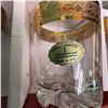 Image 5 : 6 Cristal T. Murano Gold Rimmed Hand Made Glasses