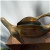 Image 1 : Vintage Brass Swan Planter, 17 Inches Long