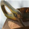 Image 3 : Vintage Brass Swan Planter, 17 Inches Long