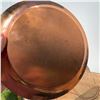 Image 4 : Canadian Solid Copper Vase and Plate with Silver Floral Appliques