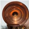 Image 2 : Vintage Tall Copper Vase with Brass Handles, 17.5"