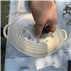 Image 2 : Vintage Le Creuset Enamel Cast Iron Oval Dutch Oven