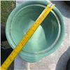 Image 3 : Vintage No. 41 INDIANWARE Cast Iron Pot Green Glazed 10.5"